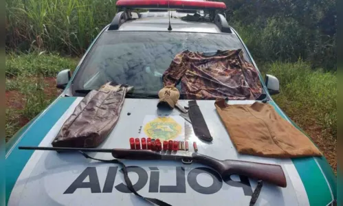 
							Polícia Ambiental apreende arma e moto usadas em caça ilegal
						
						