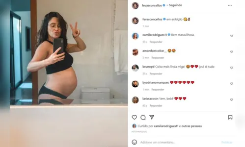 
							Grávida, Fernanda Vasconcellos exibe o barrigão
						
						