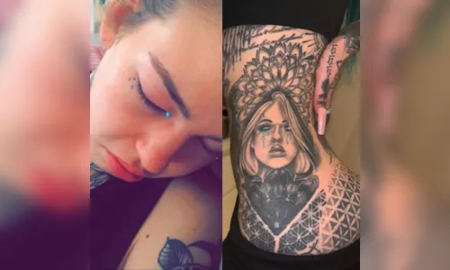 
						
							Modelo fala de cegueira e lágrimas azuis ao tatuar os olhos
						
						