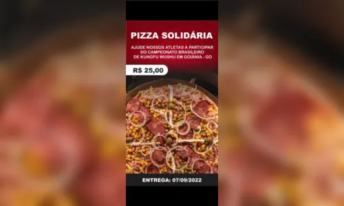 
							Equipe de Kung Fu vende pizza para viajar a campeonato em Goiás
						
						