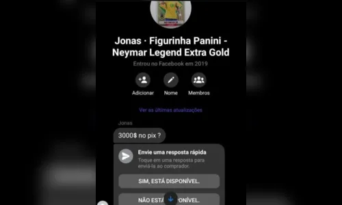 
						
							Colecionador recusa R$ 3 mil por figurinha rara de Neymar; veja
						
						