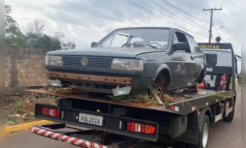 
						
							Carro furtado na madrugada em Apucarana é encontrado sem peças
						
						