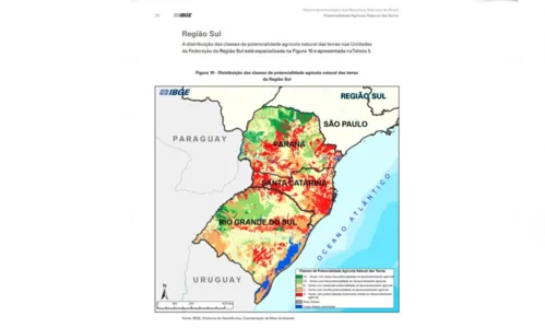 
						
							Paraná tem a melhor potencialidade agrícola do Brasil, diz IBGE
						
						