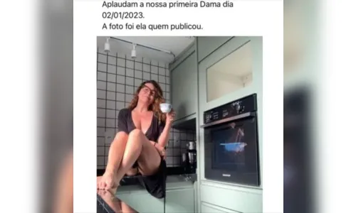 
						
							Blogueira desmente suposta foto de Janja de calcinha; confira
						
						