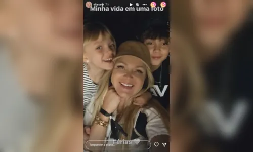
						
							Eliana surge com os filhos durante férias ''Minha vida em uma foto''
						
						