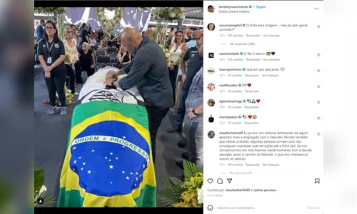 
						
							Xuxa questiona foto de velório de Pelé: 'Por que tem gente sorrindo?'
						
						