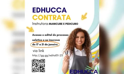 
							Edhucca abre processo seletivo para contratação de instrutores
						
						