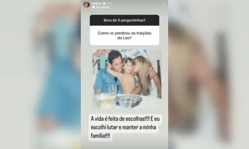 
						
							Esposa de Leonardo, Poliana Rocha, diz como perdoou traições do marido
						
						