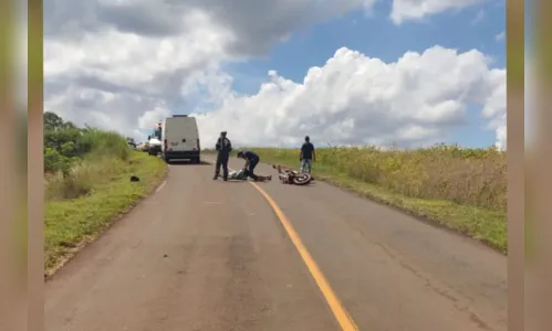 
						
							Motociclista morre em acidente entre Godoy Moreira e São João do Ivaí
						
						