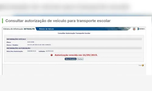 
						
							Ônibus da Apae de Jandaia do Sul estava com licença vencida
						
						