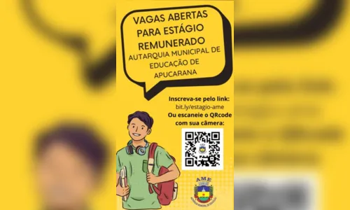 
						
							Educação de Apucarana oferece oportunidades de estágio; saiba mais
						
						