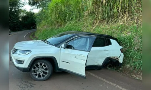 
						
							Gestante e outras 4 pessoas ficam feridas após acidente na PR-466
						
						