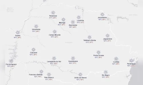 
							Temperaturas despencam a partir desta quarta-feira no PR; veja
						
						