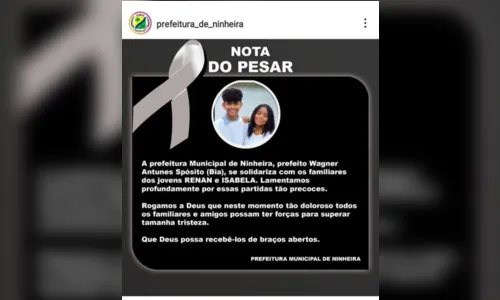 
						
							Adolescentes morrem afogados logo após batismo, em MG
						
						