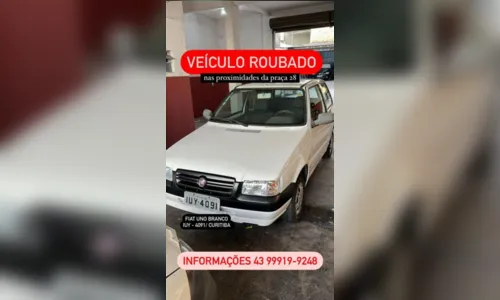 
						
							Família pede ajuda para localizar Uno furtado em Apucarana
						
						