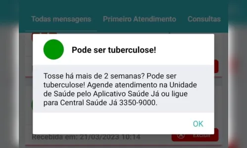 
						
							Paranaense descobre tuberculose com aplicativo de celular; entenda
						
						