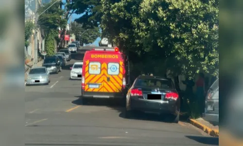 
						
							Motociclista fica ferido após acidente na área central de Apucarana
						
						