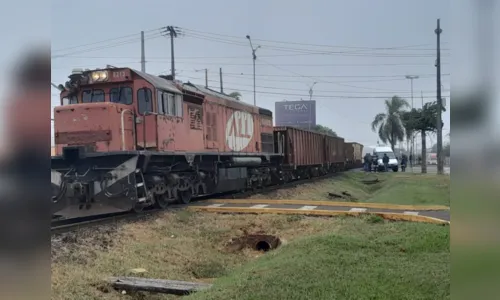 
						
							Susto: van é atingida por locomotiva em Arapongas
						
						