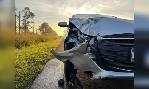 
						
							Motociclista morre em acidente envolvendo carro na BR-277 no Paraná
						
						