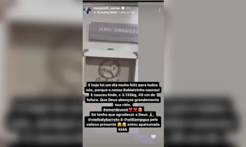 
						
							Nasce sobrinho de Virginia Fonseca, Gabriel: 'Saudável e cheio de luz'
						
						