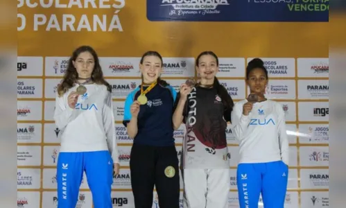 
						
							Após 2 dias, Apucarana conquista sete medalhas na fase final dos Jeps
						
						