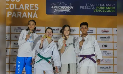 
						
							Após 2 dias, Apucarana conquista sete medalhas na fase final dos Jeps
						
						