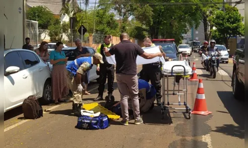 
						
							Adolescente é atropelada por motociclista no centro de Apucarana
						
						