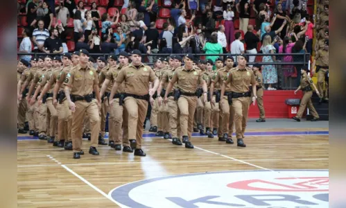 
						
							Arapongas passa a contar com mais 30 novos soldados da Polícia Militar
						
						