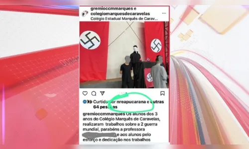 
						
							Deputada denuncia apologia ao nazismo em colégio de Arapongas (PR)
						
						