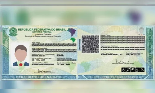 
						
							Nova carteira de identidade começa a ser emitida em todo o Brasil
						
						