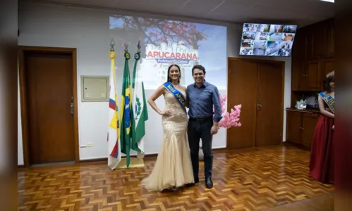
						
							Eleita Miss Apucarana, moradora do Pirapó visita Junior da Femac
						
						