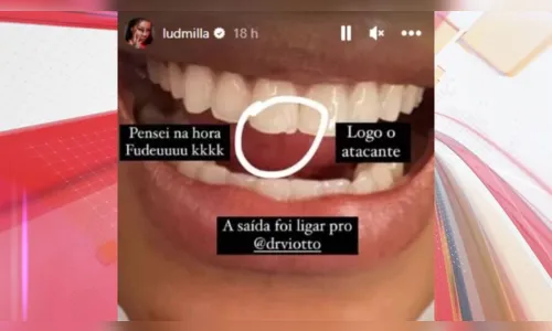 
						
							'Alter ego' de Ludmilla quebra dente da cantora em show no PR; veja
						
						