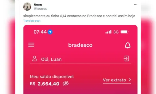 
						
							Clientes do Bradesco relatam problemas no aplicativo: 