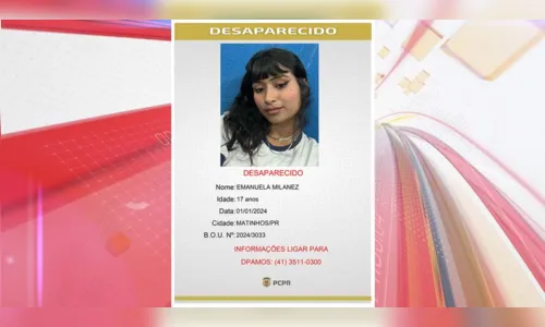 
						
							Irmãs de 15 e 17 anos desaparecem no litoral do PR e família faz apelo
						
						