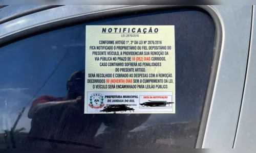 
						
							Carros abandonados serão retirados das ruas de Jandaia do Sul
						
						