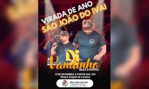 
						
							Prefeituras do Vale do Ivaí anunciam shows para a virada do ano; veja
						
						