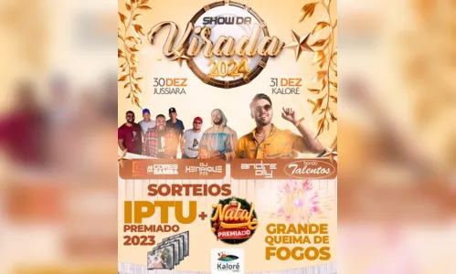 
						
							Prefeituras do Vale do Ivaí anunciam shows para a virada do ano; veja
						
						