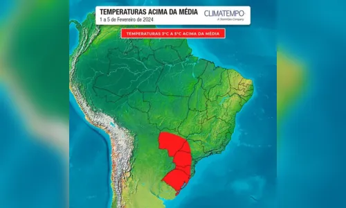 
						
							Fevereiro será de calor intenso no Paraná com até 5°C acima da média
						
						