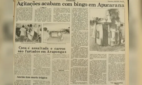 
						
							Fatos na história: o dia em que um bingo quase terminou em tragédia
						
						