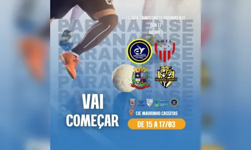 
						
							Arapongas sediará jogos da 1ª etapa do Paranaense de Futsal Sub-17
						
						