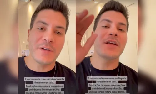 
						
							Arthur Aguiar explica motivo de estar 10 quilos acima do peso; confira
						
						