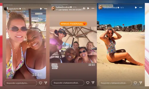 
						
							Irmã de Cristiano Ronaldo curte dia de praia com Jojo Todynho; veja
						
						