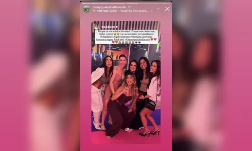 
						
							Filha discreta de Leonardo surge com a namorada em festa da família
						
						