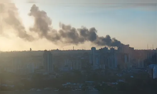 
						
							Polícia estima que incêndio em pátio de Londrina destruiu mil veículos
						
						