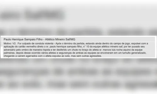 
						
							Dedo na cara e 'cusparada': árbitro que expulsou Hulk faz revelações
						
						