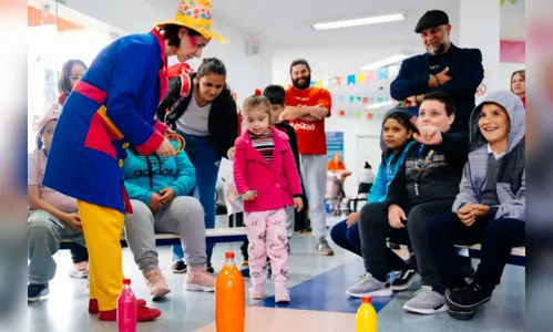 
						
							Pacientes de hospital infantil entram no clima de festa junina
						
						