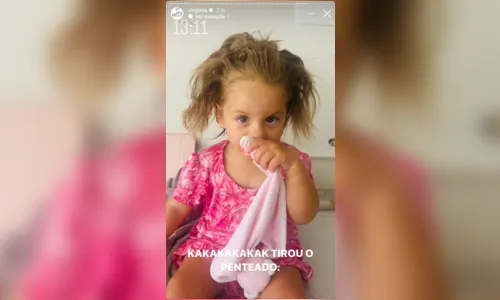 
						
							Virginia se diverte ao mostrar filha 'descabelada'; veja a foto
						
						