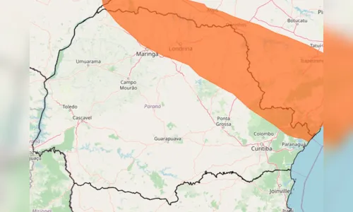 
						
							Alerta de tempestade para 120 municípios do Paraná; veja quais
						
						