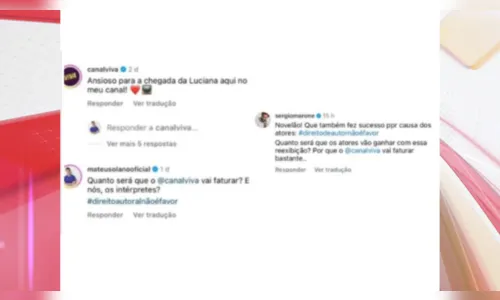 
						
							Mateus Solano cobra cachê da Globo em post público do Instagram
						
						