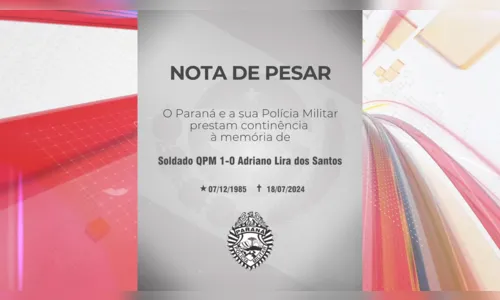 
						
							Soldado da PM é encontrado morto dentro de viatura em Ivaiporã
						
						